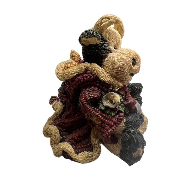 Vintage 1994 Boyd’s Bears & Friends Ho!Ho!Ho! Merry Christ-Moo-s! Figurine - Picture 4 of 5